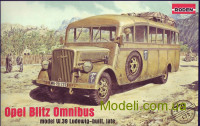 Немецкий штабной автобус Opel Blitz Omnibus W39, Африканский корпус