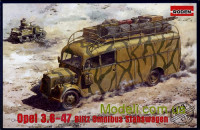 Немецкий штабной автобус Opel 3.6-47 Blitz Omnibus Stabswagen