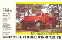 SMK 87127 Сборная модель лесовоза КрАЗ-255Л