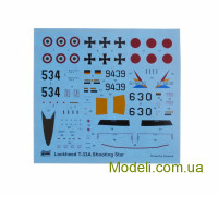 Sword 72028SE Сборная модель учебногог самолета Т-33 Шутинг Стар (Япония, Германия)