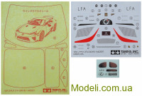 TAMIYA 24325 Сборная модель автомобиля Lexus LFA (прозрачный кузов)