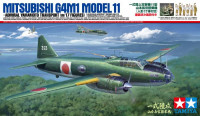 TAMIYA 61110 Сборная модель бомбардировщика Mitsubishi G4M1 Model 11