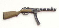 Советский пистолет-пулемет Шпагина ППШ-41, набор#1