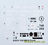TRUMPETER 01015 Пластиковая модель 1:35 Американский армейский тягач M915