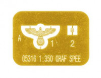 TRUMPETER 05316 Сборная пластиковая модель крейсера 1:350 немецкий тяжелый крейсер "Адмирал граф Шпее"