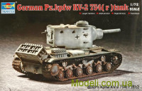 Немецкий танк Pz.kpfw KV-2 754(r)