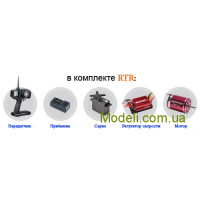 Thunder Tiger 6541-F081 Радиоуправляемая модель автомобиля Sparrowhawk XXT Brushless Stadium Track 4WD 3CH 2.4GHz RTR