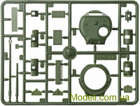 Unimodels 221 Сборная модель "Шерман" с минным тралом Т1Е3