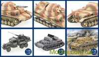 Unimodels 562 Сборная модель Немецкая самоходная зенитная установка Flakpanzer IV "Kugelblitz", Вторая мировая война