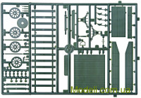 UMT 643 Сборная модель железнодорожной платформы с танком БТ - 5