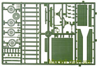 UMT 667 Сборная модель 1:72 Бронедрезина ДТР-каземат на жд платформе
