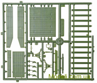 UMT 667 Сборная модель 1:72 Бронедрезина ДТР-каземат на жд платформе