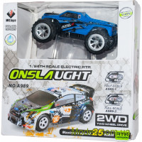 WL Toys WL-A999b Машинка на радиоуправлении 1:24 WL Toys A999 скоростная (синяя)