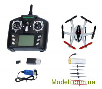 WL Toys WL-Q282Jw Радиоуправляемая модель гексакоптер мини WL Toys Q282J с камерой HD 720p (белый)