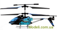 WL Toys S929b Микровертолет 3-х канальный на инфракрасном управлении с автопилотом (синий)