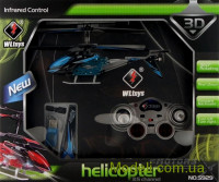 WL Toys S929b Микровертолет 3-х канальный на инфракрасном управлении с автопилотом (синий)