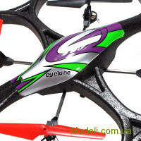 WL Toys WL-V333 Квадрокоптер большой радиоуправляемый 2.4GHz WL Toys V333 Cyclone 2 