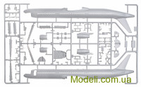 ZVEZDA 7017 Пластиковая масштабная модель  самолета "Аэробус А-321"