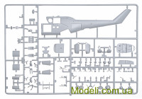 ZVEZDA 7273 Сборная модель советского ударного вертолета МИ-24А