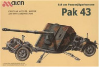 Pak 43 German WWII anti-tank gun 