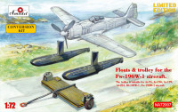 Поплавки та візок для винищувача Fw-190W-1
