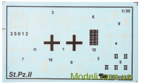 ARK Models 35012 Пластикова модель гармати Sturmpanzer II
