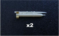 S-24B heavy unguided rocket mod. 1970 on APU-68 launcher 