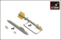 R-73 (AA-11 "Archer") + APU-73 "Air-Air" class guided missile, (IR guidance)