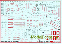 Begemot 48028 Декаль для літака Яковлєв Як-38 "Forger" family