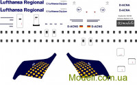 BSmodelle 144560 Декаль для моделі літака Bombardier CRJ 900 Lufthansa Regional
