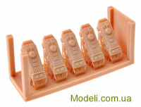 Combrig GP353202 Смоляна модель 1:350 Радянський/Російський БТР-70, 1971 р. (5 шт.)