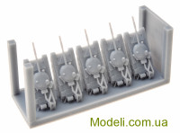 Combrig GP353303 Смоляна модель 1:350 Радянський/Російський основний бойовий танк Т-72А, 1973 р. (5 шт.)