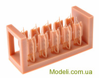 Combrig GP703303 Смоляна модель 1:700 Радянський/Російський основний бойовий танк Т-72А, 1973 р. (10 шт.)