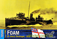 Есмінець HMS "Foam" (D-class), 1896 р.