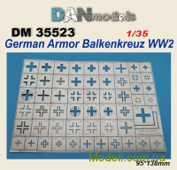 Шаблон маски хреста німецької армії, Друга світова війна