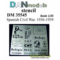 Фототравлення: Трафарет - громадянська війна в Іспанії 1936-39 рр.