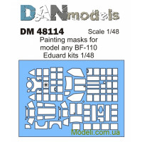 Маска для моделі літака BF-110 (Eduard)