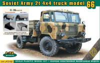 Набір деталювання: брезент для військової радянської вантажівки 4х4 модель 66 (АСЕ) + збірна модель