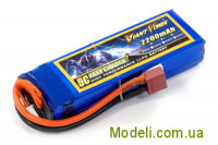 Акумулятор для страйкбола Giant Power Li-Pol 11.1V 3S 2200mAh 25C 24х34х102мм T-Plug