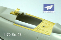 DreamModel Фототравлення для збірної моделі літака Су-27 виробництва фірми Hasegawa або ICM 