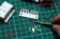 DreamModel USN Carrier Tractor (New Short Version) Including Tow bar, Wheel chock