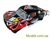 1:10 Short Course Car Body Black 1P