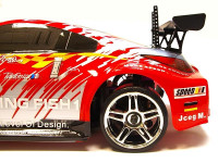 HIMOTO HI4123BLr Радіокерований Дрифт Himoto DRIFT TC HI4123BL 2.4GHz з безколекторним двигуном (червоний)