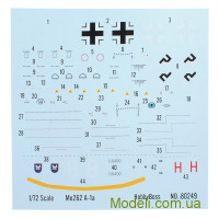 Hobby Boss 80249 Збірна модель винищувача Me262A-1a