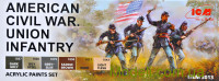 Набір фарб для Піхоти Союзу Громадянської війни у США, 6 шт.