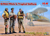 Пілоти ВПС Великобританії у тропічній уніформі (1939-1943) (3 фігурки)
