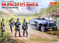 Німецький бронетранспортер Sd.Kfz.251/1 Ausf.A з Німецькою піхотою