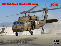 Гелікоптер UH-60A Black Hawk з екіпажем