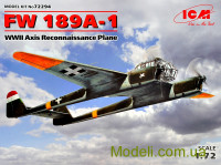 Німецький літак-розвідник Fw 189A-1 країн Осі, ІІ СВ