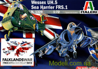 Гелікоптер Wessex UH.5 та винищувач Sea Harrier FRS.1